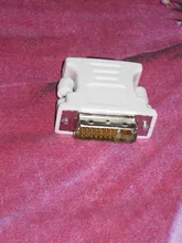 DVI-I 24 + 5 Pin DVI a VGA macho a hembra adaptador/convertidor de vídeo para PC portátil para las tarjetas gráficas computadora 1080P Monitor HDTV