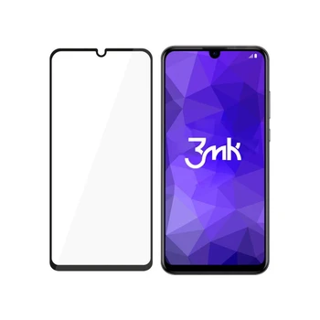 

3MK Protector de Pantalla compatible con Huawei P30 Black HardGlass Max