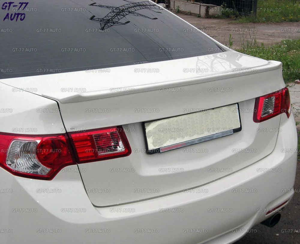 Спойлер на крышке багажника чехол для Honda Accord 8 2008-2012 саблей внешний материал АБС-пластик Стайлинг тюнинг коврик