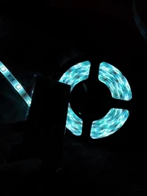 luces led,RGB 5050/SMD2835 cinta Flexible DIY tira de luz Led RGB cinta de diodo DC 12V app bluetooth