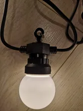 Bulb-String-Lights Globe Garland Cafe-Decoration Christmas Holiday IP65 Outdoor Waterproof