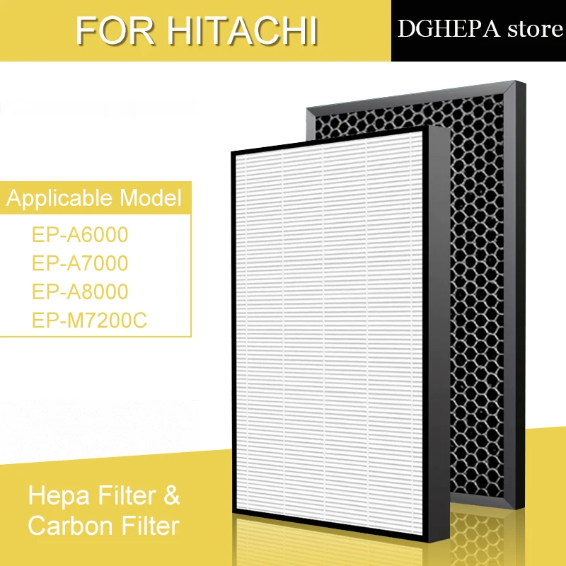 sostituzione-per-hitachi-purificatore-d'aria-ep-a7000-ep-a8000-ep-m7200c-vero-filtro-hepa-e-filtri-a-carbone-attivo