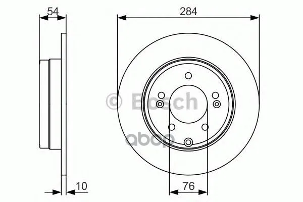 Тормозной Диск 0986479a45 Bosch арт. 0986479A45