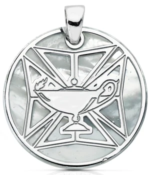 

SILVER PENDANT BOTTOM PEARL NURSING WITH CHAIN