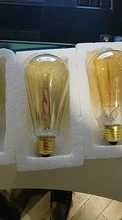 Edison-Bulb Ampoule Incandescent-Lamp Filament G125 Home-Decor E27 Vintage Retro ST64