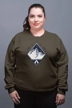 

Angemiel Wear Mountain Green Women Sweatshirts