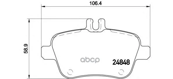 Колодки Дисковые Задние Brembo P50091 Brembo арт. P50091