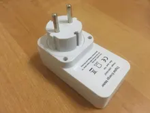 Medidor de energía Digital con enchufe europeo, pantalla LCD, medidor de potencia, toma de medición de prueba eléctrica