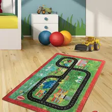 Antdecor синий круглый коврик для ванной 4" 100 см