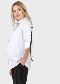 

Shirt "Margaret" for pregnant and nursing; color: white