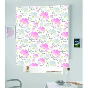 

Blind Iroa Decorative Digital 3-D Floral 004! ROLLER BLINDS TRANSLUCENT! (100X170)
