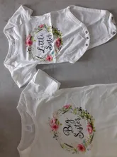 Ropa de algodón para bebé, ropa china para niña pequeña, ropa que combina con la hermana, mono, trajes, camiseta para niña recién nacida
