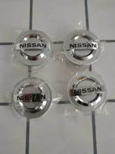 Cubierta central para llanta de rueda de coche, emblema, 54MM, 60MM, 4 Uds., para Teana, Sylphy, Qashqai, livaro, Tiida, Cube 350Z, 370Z