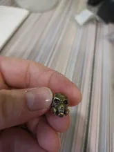 DIY Knife Pendant Beads Skull-Paracord-Beads Crow EDC Brass Vintage-Color Outdoor-Tools