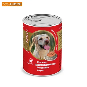 

Dog lunch box meatball in delicate sauce beef 850гр, 6 PCs