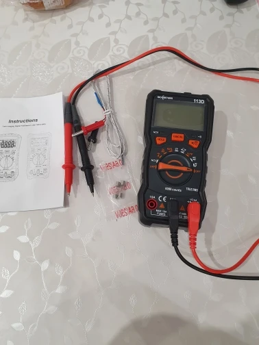 Отзыв о товаре Цифровой мультиметр RICHMETERS RM113G, 6000 отсчетов, автоматический измеритель напряжения постоянногопеременного тока, Бесконтактный индикатор непрерывности, RM113ADE с магнитом от пользователя F***a