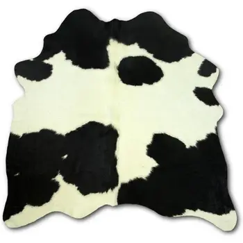 

Zerimar premium natural cowhide carpet 145x135 cm