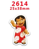 30 шт мультяшный персонаж плоское украшение из смолы PR 186 - Цвет: 2614