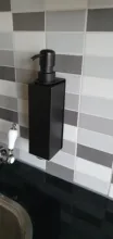 Soap-Dispenser Organize Bathroom-Accessories Liquid-Soap Wall-Mounted Black Stainless-Steel-304