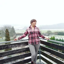 Plaid Shirt Tops Long-Sleeve Office Women Coat Loose Ladies Karsany And