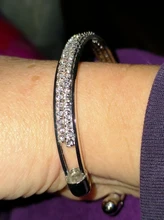 Pulsera de cristal de lujo con microincrustaciones para mujer, pulsera de circón ajustable Simple, joyería de mano, pulsera de moda