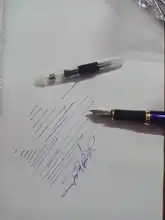 Baoer 388 de alta calidad regalo de negocios metal negro dorado estudiante pluma estilográfica, papelería de oficina material escolar