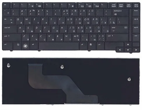 Клавиатура для ноутбука HP EliteBook 8440P 8440W черная | Компьютеры и офис