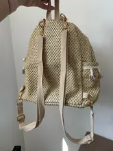 Straw-Backpack Beach-Bags Women Shoulder-Bag Large-Capacity Girl Fashion Tassel for Travel