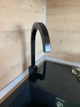 Tap Faucet-Space Kitchen-Sink Water-Mixer FRAP Hot-And-Cold-Water Rotation Aluminum YF40010