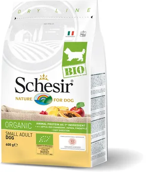

Schesir bio dry dog food small breeds, poultry 600g 3 PCs