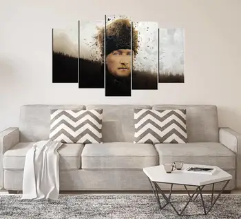 

Mustafa Kemal Ataturk 5 Piece Mdf Table