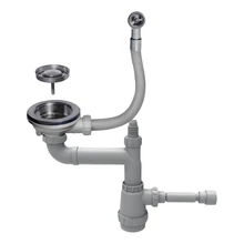 Арматура для моек Omoikiri WK-1-R-IN(Нержавеющая сталь, диаметр сливной решетки 89 мм