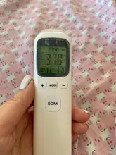 Termómetro infrarrojo Digital para la frente, herramienta de medida de la fiebre sin contacto para bebés y adultos