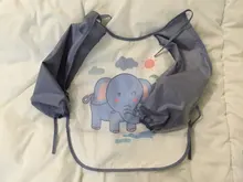 Babero de bebé de dibujos animados para niños, babero impermeable con bolsillo para comer, delantal de manga larga de dibujo, paño para eructar