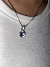 Collares de circonita AAA para mujer, de Plata de Ley 925, colgante de diamante brillante, gargantilla de compromiso, joyería fina NK068