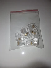 Conector Modular para teléfono RJ11, Conector de 6 pines, 6P6C, 10 Uds.