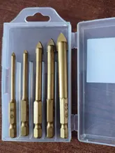 Drill-Bit-Set Tile-Cutter Power-Tools-Accessories Ceramic Glass Hex Shank TASP Carbide