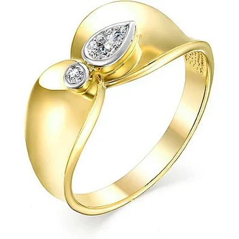 

Master brilliant ring with 2 diamonds in Yellow Gold