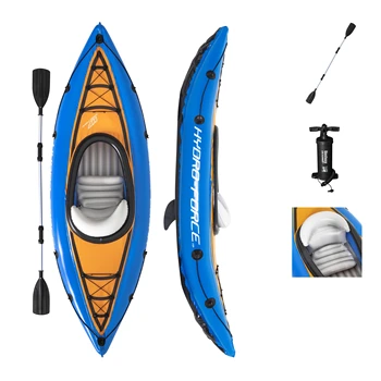 

Kayak inflatable Cove champion, 275x81 cm, paddle, hand pump, patch, inflatable boat swimming Bestway, item No. 65115
