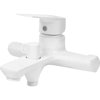 

Bath mixer orange Indigo single lever color White