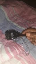 Rodillo de microagujas para el crecimiento de la barba, rodillo de titanio para el crecimiento del cabello, tratamiento para el cuidado de la piel, 1 Uds.