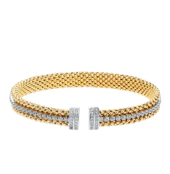 

Silver Bracelet with cubic zirconia sunlight sample 925