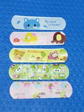 Tirita de hemostasia para niños, vendajes adhesivos impermeables y transpirables con bonitos dibujos, botiquín de primeros auxilios, 100 Uds.