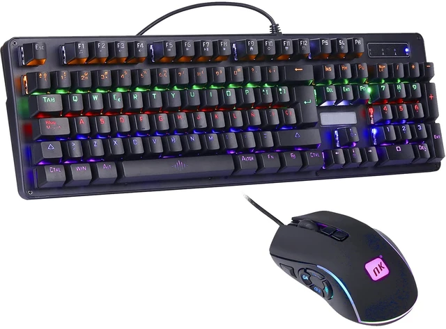 Clavier Souris RGB, Clavier Souris Gamer, Clavier Mécanique, Clavier  Souris Combos