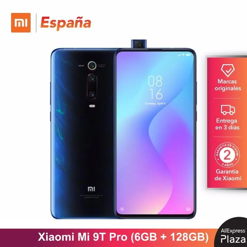  [Global Version for Spain] Xiaomi Mi 9T Pro (Memoria interna de 128GB RAM de 6GB Triple cámara tras