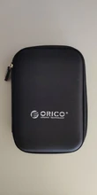 ORICO 2,5 duro carcasa de disco HDD Portátil Bolsa de protección para externo de 2,5 pulgadas disco duro/auricular/U disco caja de unidad del disco duro negro