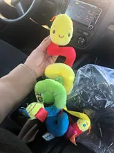 Cochecito de bebé en espiral, asiento de coche, juguete colgante de viaje para niños y niñas
