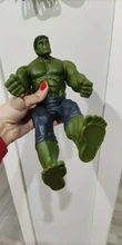 Figuras de acción de Los vengadores de Marvel de 30cm, Thanos, Hulkbuster, Iron Man, Capitán América, Thor, Lobezno, Pantera Negra