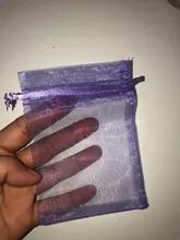 Paquete de joyería Organza, bolsa de regalo de fiesta, boda, cumpleaños y Navidad, 5x7, 7x9, 9x12, 10x15 cm, 100 uds.