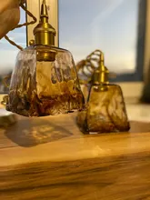 Glass-Pendant-Lights Bedroom Brass Kitchen Living-Room Nordic Restaurant-Bar Modern
